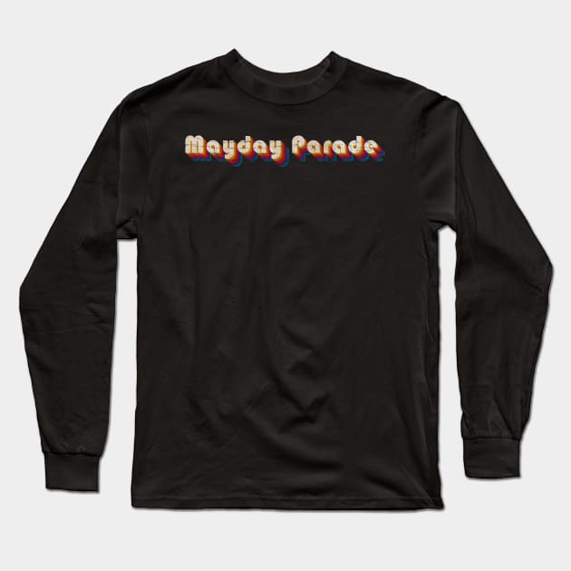 retro vintage Mayday Parade Long Sleeve T-Shirt by TulenTelan